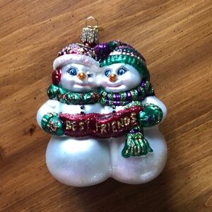 Best Friends Snowmen ornament